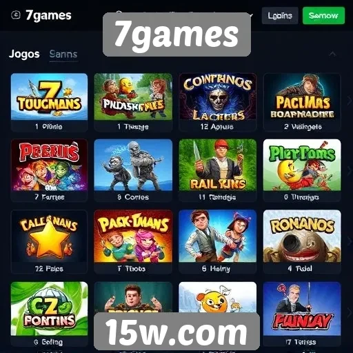 Explorando os jogos populares no site 7games